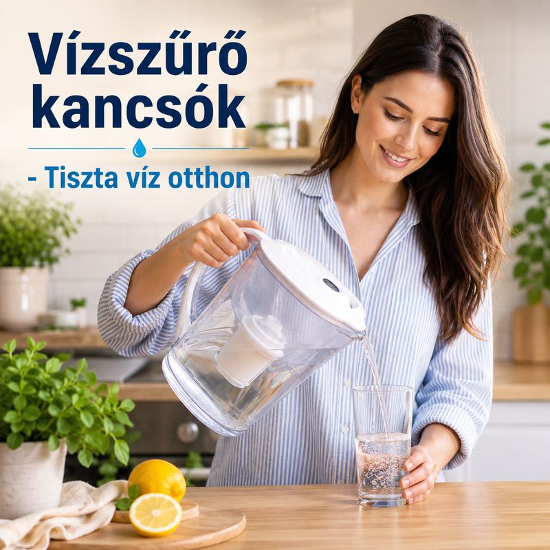 Vízszűrő kancsók - Tiszta víz otthon