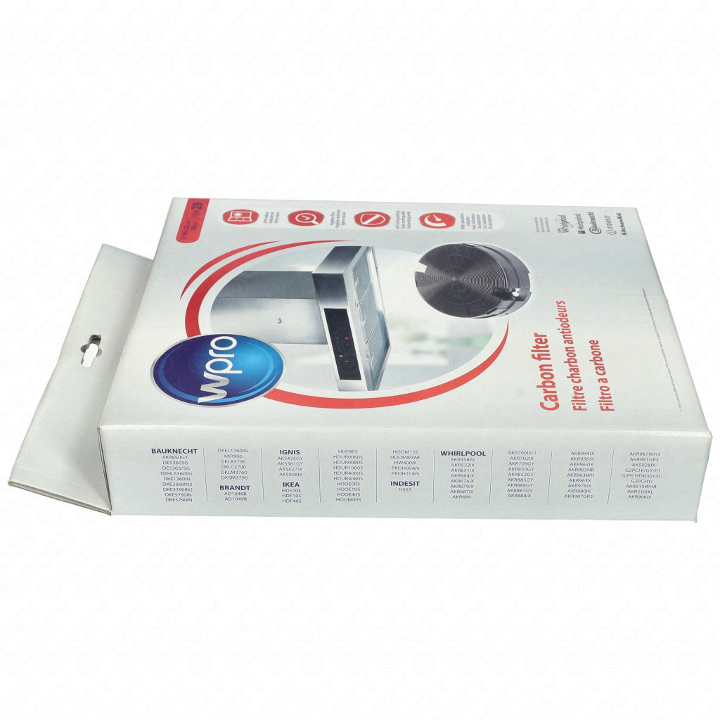Whirlpool / Indesit C00308163 páraelszívó aktívszén szűrő 2. kép