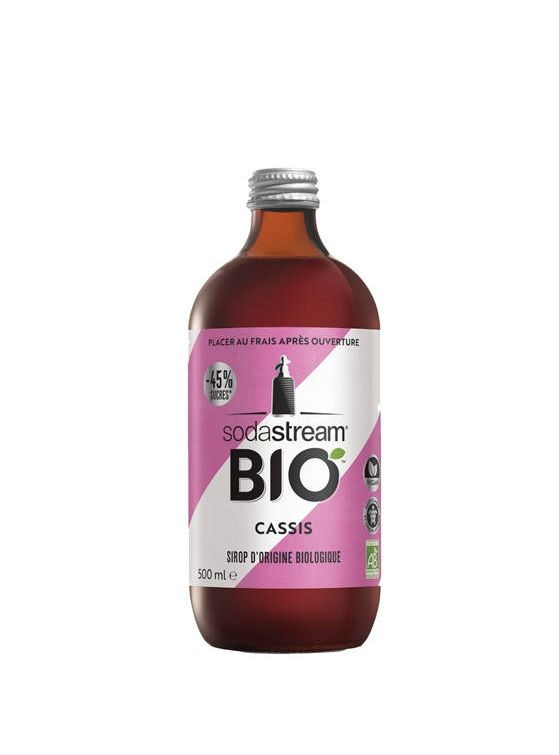 SODASTREAM 1024819310 bio fekete ribizli szörp 500 ml-es üvegben szódagéphez