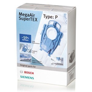 Bosch MegaAir SuperTEX Típus P porzsák a BSG8 sorozathoz