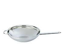 Demeyere wok lapos aljjal, 32 cm, 5,5 liter