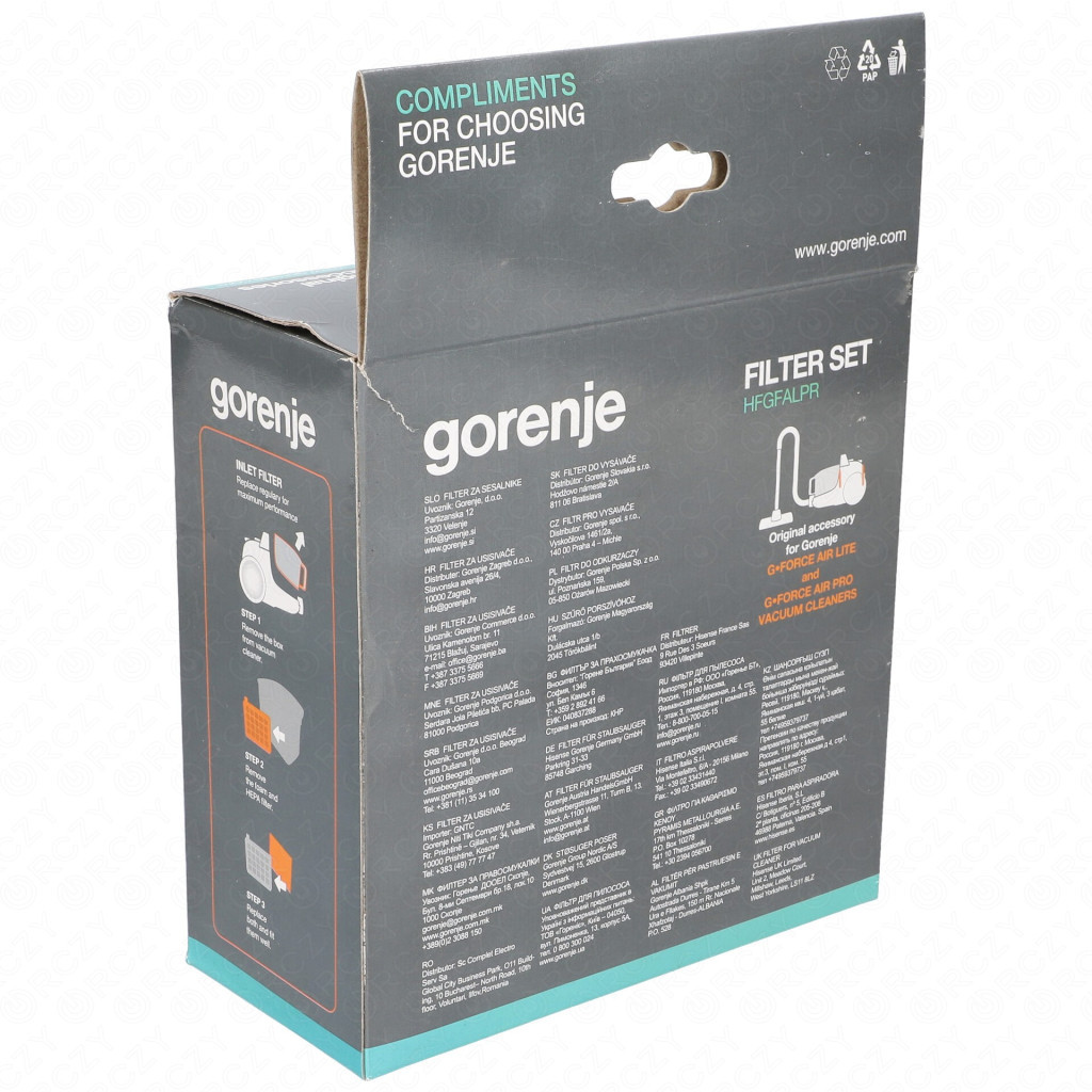 Gorenje 732741 HEPA szűrőszett porszívóhoz