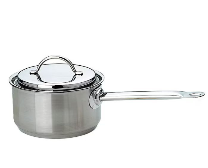 Demeyere Resto 3 nyeles lábas fedővel, 16 cm, 1,5 liter