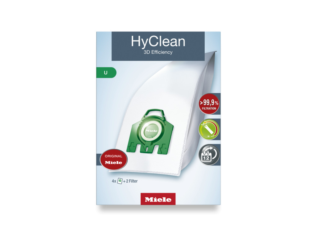 Miele HyClean 3D Efficiency U porzsákcsomag szűrőkkel